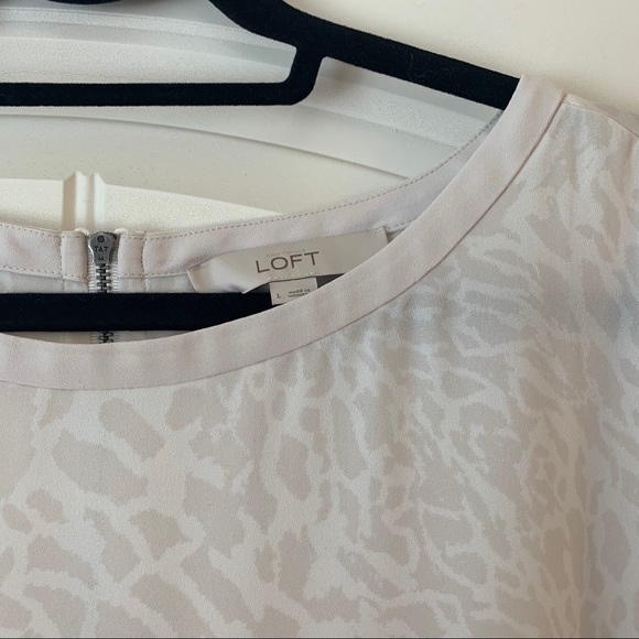Loft White Pattern Top - Picture 4 of 7